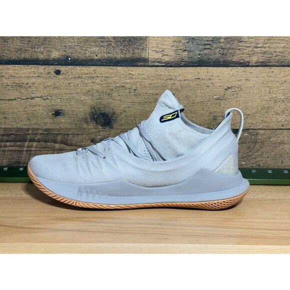 ?MENS UNDER ARMOUR CURRY 5 ELEMENTAL TOKYO GREY Sz 11 BASKETBALL SHOES $220 main image 4